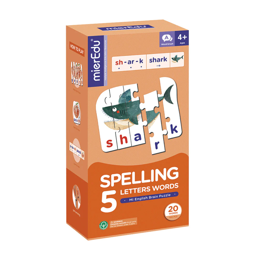 MierEdu Spelling Puzzle 5 letter words Play with Elorias