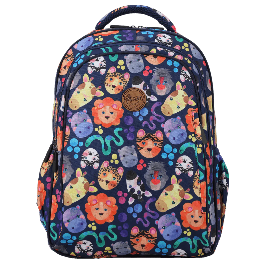 ALIMASY - Kids Midsize Backpack (Safari Navy) – Play with Elorias